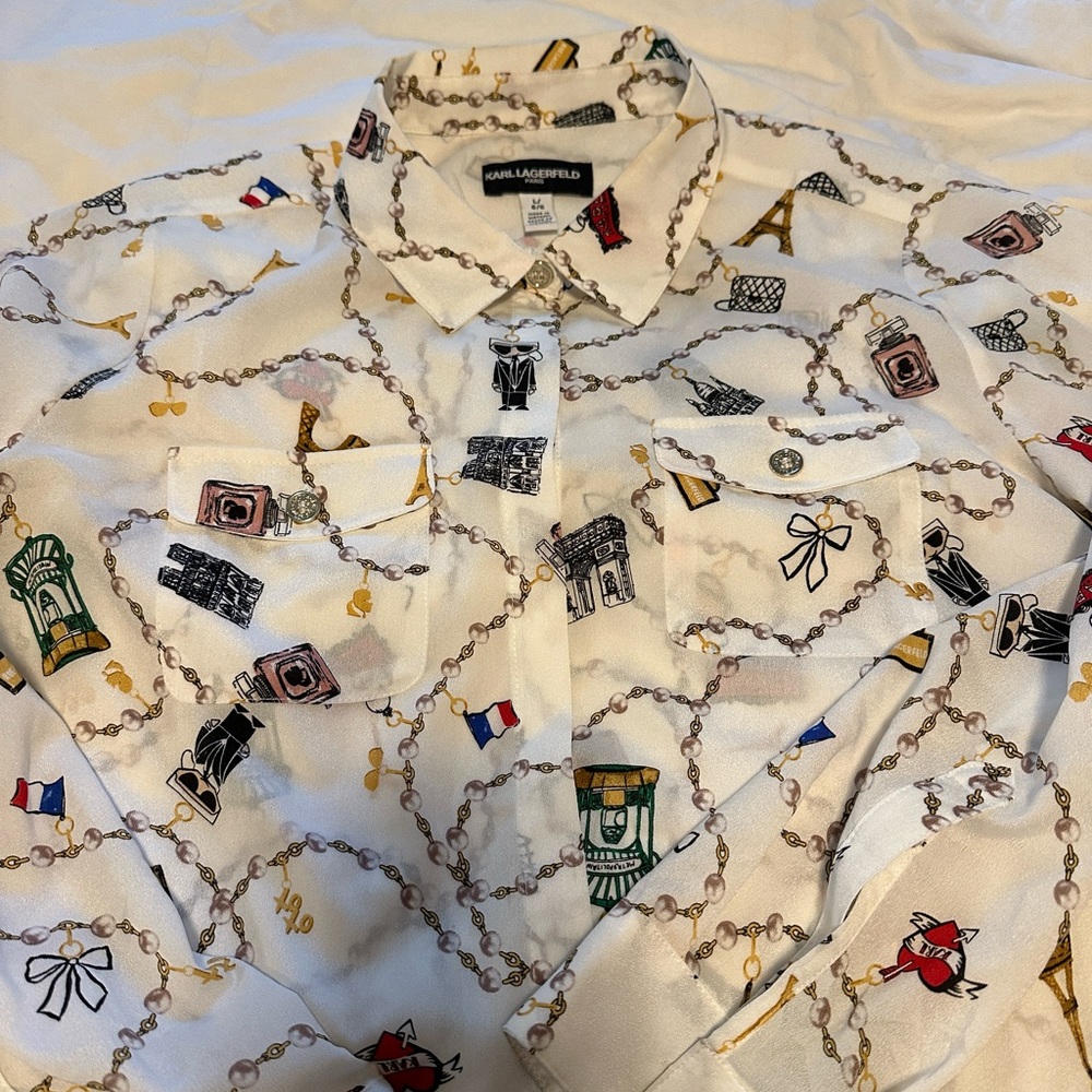 Karl Lagerfeld shirt size large
